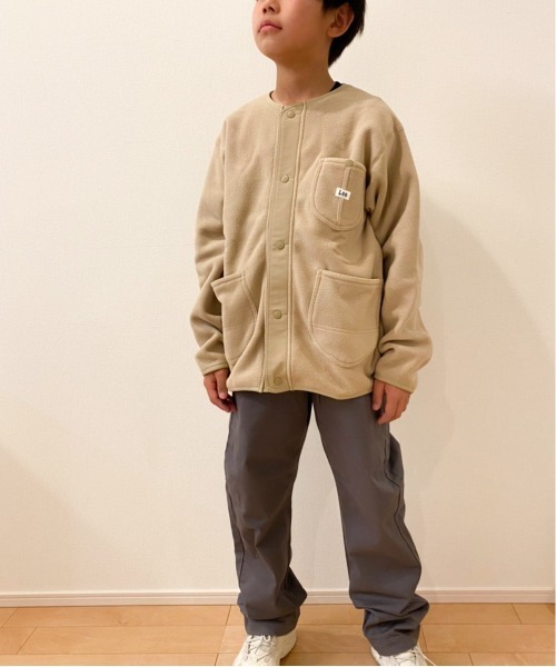 Lee(リー)の「Lee/リー キッズ フリースライナーブルゾン(ブルゾン・キッズ・レッド/ベージュ/グレー/ネイビー・140/150/130)」の17枚目の写真