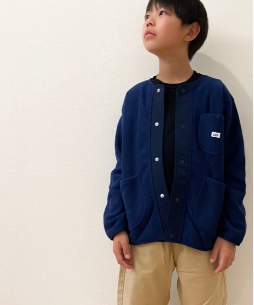 Lee(リー)の「Lee/リー キッズ フリースライナーブルゾン(ブルゾン・キッズ・レッド/ベージュ/グレー/ネイビー・140/150/130)」の22枚目の写真