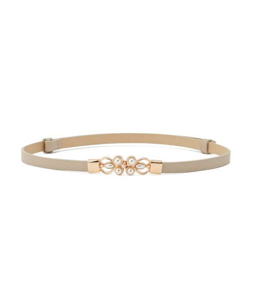 ROPE' PICNIC(ロペピクニック)の「新色追加/10mmパールバックルスライドベルト(ベルト・レディース・ベージュ/ブラック/ベージュ系その他・FREE)」の11枚目の写真