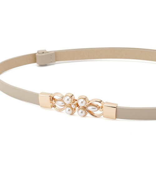 ROPE' PICNIC(ロペピクニック)の「新色追加/10mmパールバックルスライドベルト(ベルト・レディース・ベージュ/ブラック/ベージュ系その他・FREE)」の12枚目の写真