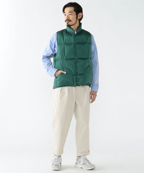 SIERRA DESIGNS（シェラデザイン）の「SIERRA DESIGNS × BEAMS PLUS / 別注 DOWN VEST（ベスト・メンズ・レッド/ブルー・LARGE/X-LARGE/SMALL/MEDIUM）」の19枚目の写真