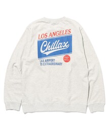 FREAK'S STORE | WEB限定 CHILLAX/チラックス LOSANGELES バックプリント クルーネックスウェット(スウェット)