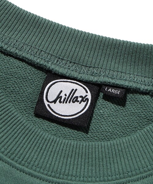 FREAK'S STORE（フリークスストア）の「WEB限定 CHILLAX/チラックス LOSANGELES バックプリント クルーネックスウェット（スウェット・メンズ・グレー/ブラック/グリーン・LARGE/MEDIUM）」の6枚目の写真