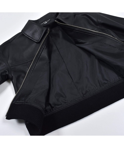 BeBe（ベベ）の「BeBe/レザーバックロゴ刺繍ブルゾン(100~150cm)（ブルゾン・キッズ・ブラック・120/150/140/100/130/110）」の15枚目の写真