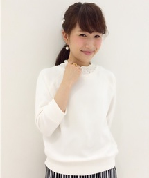 mystic | レースハイネックスウェット(Tシャツ/カットソー)