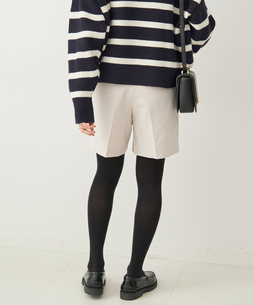 Spick & Span（スピックアンドスパン）の「PEサージストレッチショートパンツ（その他パンツ・レディース・ベージュ/オレンジ/ブラック・36/38）」の21枚目の写真