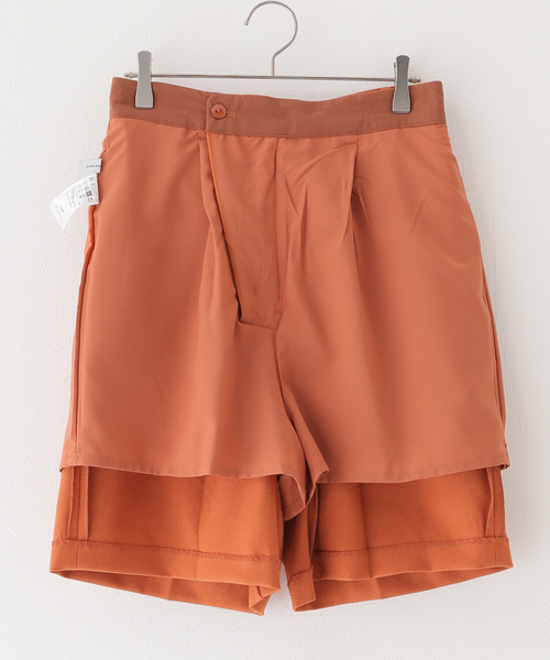 Spick & Span（スピックアンドスパン）の「PEサージストレッチショートパンツ（その他パンツ・レディース・ベージュ/オレンジ/ブラック・36/38）」の11枚目の写真