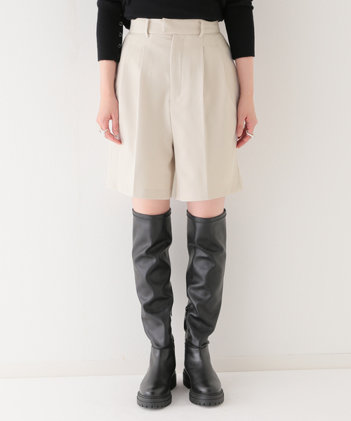 Spick & Span（スピックアンドスパン）の「PEサージストレッチショートパンツ（その他パンツ・レディース・ベージュ/オレンジ/ブラック・36/38）」の15枚目の写真