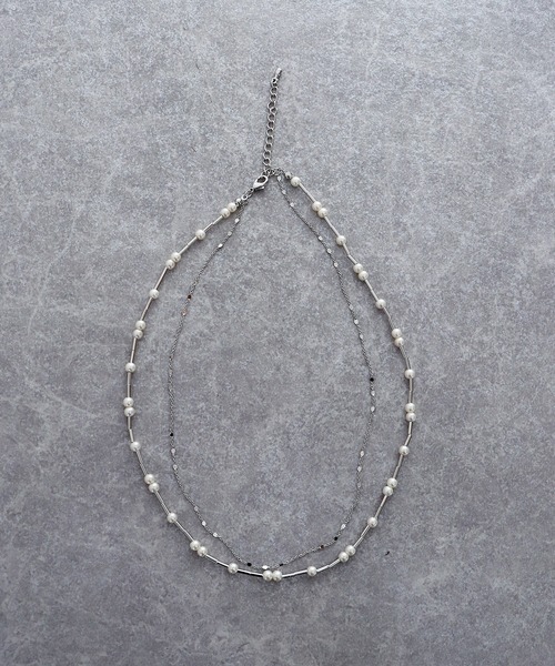 BLUEEAST(ブルーイースト)の「《お気に入り1.3万人突破!》パールロングチェーンネックレス(ネックレス・レディース・ゴールド/シルバー・FREE)」の11枚目の写真