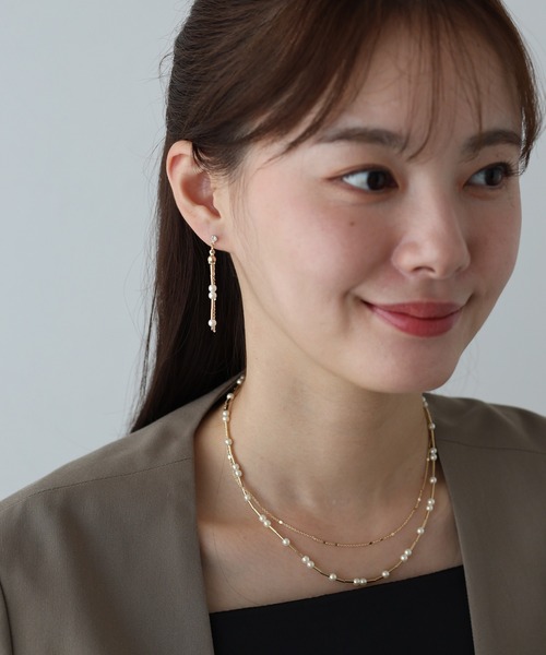BLUEEAST(ブルーイースト)の「《お気に入り1.5万人突破!》パールロングチェーンネックレス(ネックレス・レディース・ゴールド/シルバー・FREE)」の18枚目の写真