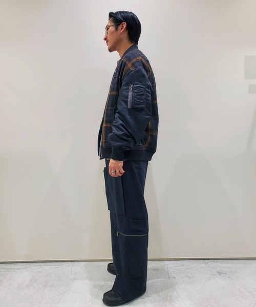 WELLDER(ウェルダー)の「【WELLDER / ウェルダー】 EX. Combination Bomber Jacket / 別注コンビネーションボンバージャケット(MA-1・メンズ・マルチ・4)」の5枚目の写真
