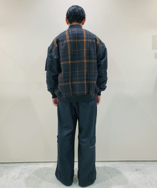 WELLDER(ウェルダー)の「【WELLDER / ウェルダー】 EX. Combination Bomber Jacket / 別注コンビネーションボンバージャケット(MA-1・メンズ・マルチ・4)」の6枚目の写真