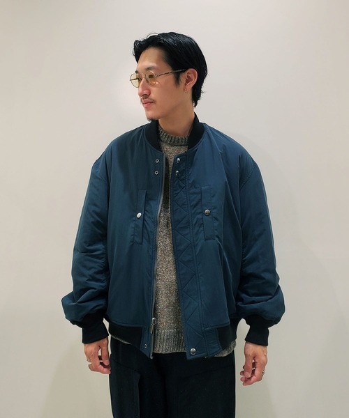 WELLDER(ウェルダー)の「【WELLDER / ウェルダー】 EX. Combination Bomber Jacket / 別注コンビネーションボンバージャケット(MA-1・メンズ・マルチ・4)」の4枚目の写真