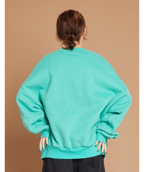 Little sunny bite(リトルサニーバイト)の「One point stitch sweat top(スウェット・レディース・グリーン/アイボリー/ブラック/ピンク・MEDIUM/SMALL)」の14枚目の写真