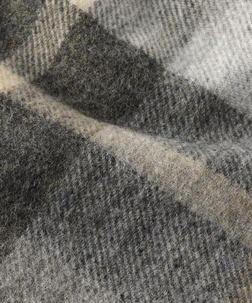 green label relaxing（グリーンレーベルリラクシング）の「＜MOON＞タータンチェック マフラー -ユニセックス-（マフラー・メンズ・ネイビー/オレンジ/グレー/ナチュラル・FREE）」の10枚目の写真