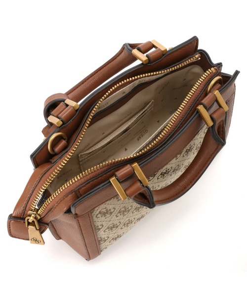 Guess(ゲス)の「KATEY Mini Satchel(ハンドバッグ・レディース・ストーン/ブラウン・ONE SIZE)」の11枚目の写真