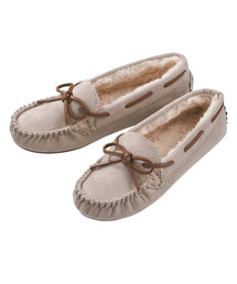 モカさん専用 セール】レディース エコファーボアモカシンシューズ（モカシン/デッキ