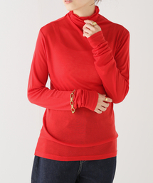 IENA | リヨセルカシミヤタートルネックプルオーバー(Tシャツ/カットソー)