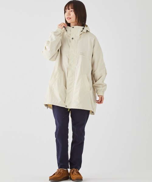 KRIFF MAYER Lady's Collection（クリフメイヤーレディースコレクション）の「ゆったりマウンテンJK（マウンテンパーカー・レディース・ナチュラル/ネイビー/カラフル/ピンク/セージグリーン・MEDIUM/LARGE）」の19枚目の写真