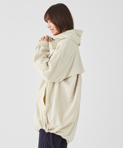 KRIFF MAYER Lady's Collection（クリフメイヤーレディースコレクション）の「ゆったりマウンテンJK（マウンテンパーカー・レディース・ナチュラル/ネイビー/カラフル/ピンク/セージグリーン・MEDIUM/LARGE）」の21枚目の写真