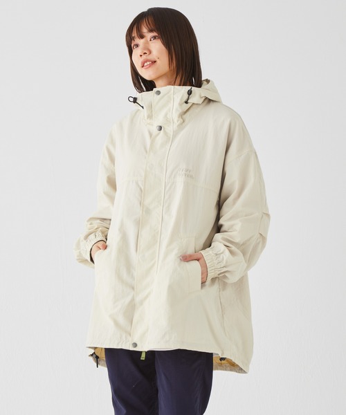 KRIFF MAYER Lady's Collection（クリフメイヤーレディースコレクション）の「ゆったりマウンテンJK（マウンテンパーカー・レディース・ナチュラル/ネイビー/カラフル/ピンク/セージグリーン・MEDIUM/LARGE）」の17枚目の写真