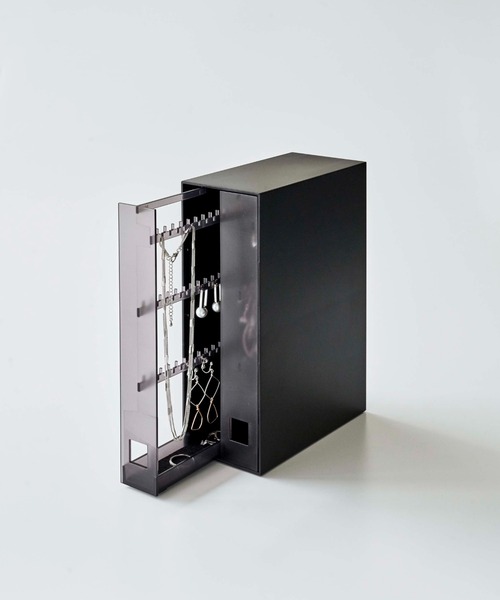 etcネックレス　収納ケース tower 特典付［ ネックレス＆ピアス収納ケース タワー ］山崎