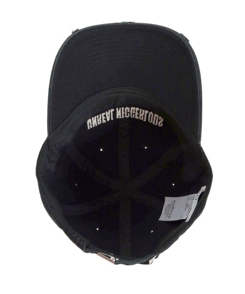 GYDA(ジェイダ)の「UNREAL NICGERLOUS clash キャップ(キャップ・レディース・オフホワイト/ブラック・FREE)」の4枚目の写真