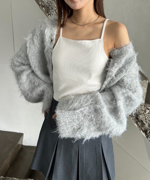 EPIMI E'PIMMY（エピミエピミー）の「カップ付きアメスリキャミソール（キャミソール・レディース・ベージュ/オートミール/オフホワイト/ブラック/オリーブ・MEDIUM）」の16枚目の写真