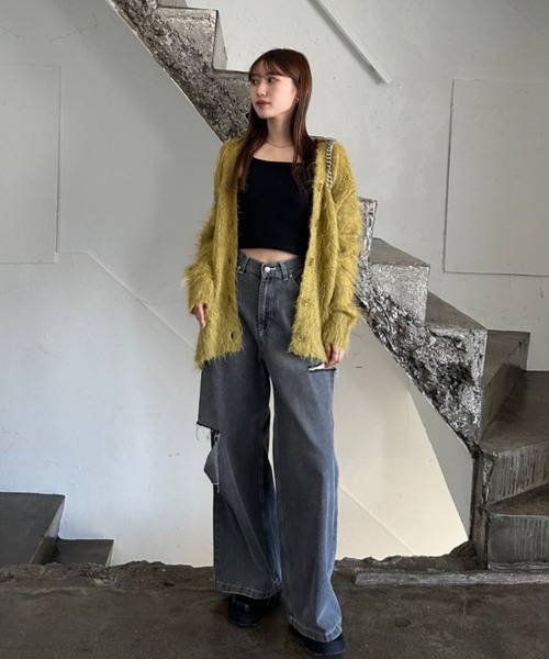 EPIMI E'PIMMY（エピミエピミー）の「カップ付きアメスリキャミソール（キャミソール・レディース・ベージュ/オートミール/オフホワイト/ブラック/オリーブ・MEDIUM）」の17枚目の写真