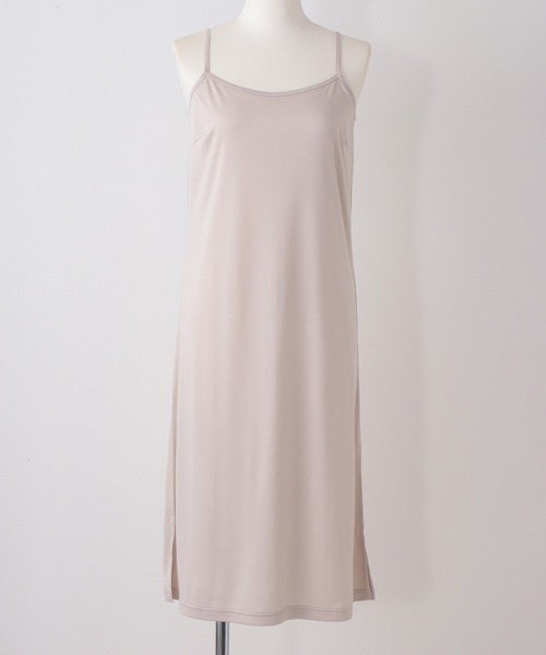 Honeys（ハニーズ）の「インナーロングワンピース（インナーウェア/肌着・レディース・ベージュ/ブラック/アイボリー・L/M）」の3枚目の写真