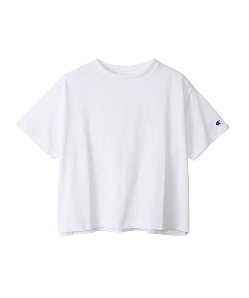 Champion(チャンピオン)の「【Champion/チャンピオン】レディース ショートスリーブTシャツ(Tシャツ/カットソー・レディース・ホワイト/ブラック系その他・MEDIUM/LARGE)」の8枚目の写真