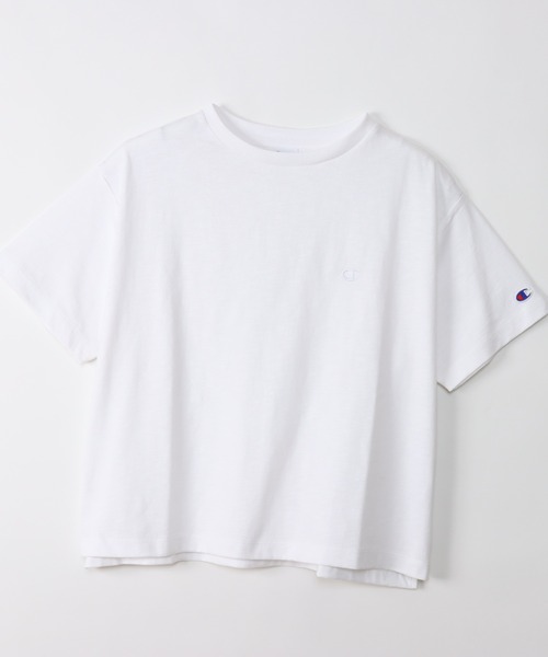 Champion(チャンピオン)の「【Champion/チャンピオン】レディース ショートスリーブTシャツ(Tシャツ/カットソー・レディース・ホワイト/ブラック系その他・MEDIUM/LARGE)」の10枚目の写真