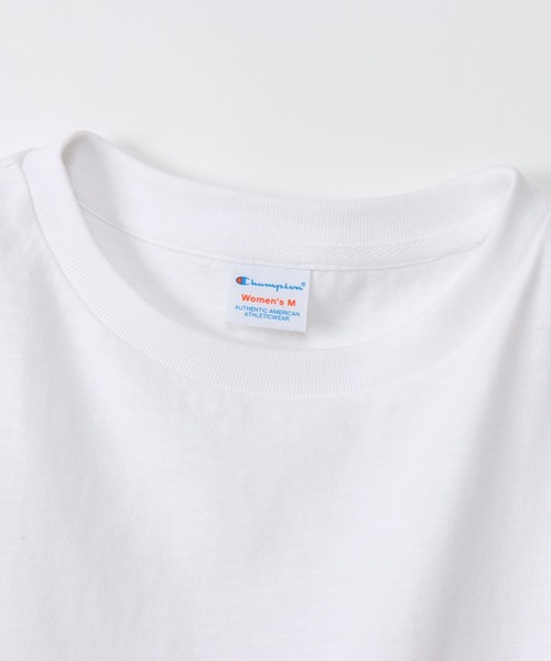 Champion(チャンピオン)の「【Champion/チャンピオン】レディース ショートスリーブTシャツ(Tシャツ/カットソー・レディース・ホワイト/ブラック系その他・MEDIUM/LARGE)」の11枚目の写真