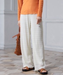 miclat | 大きいサイズ レースカットソーワイドパンツ miclat(その他パンツ)