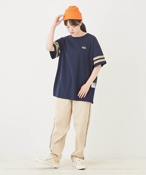 CUBE SUGAR(キューブシュガー)の「綿ツイルイージーパンツ(その他パンツ・レディース・カーキ/ブラウン/ベージュ・M)」の8枚目の写真