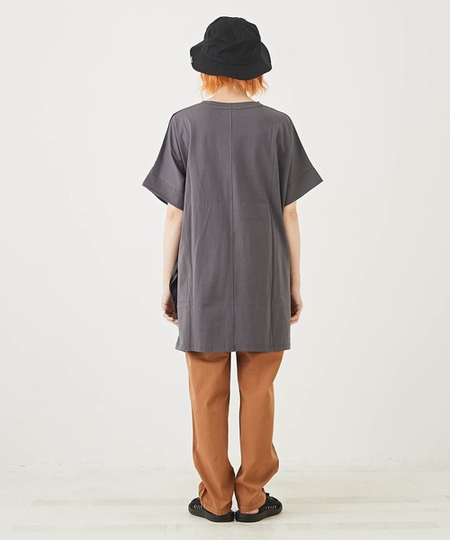 CUBE SUGAR(キューブシュガー)の「綿ツイルイージーパンツ(その他パンツ・レディース・カーキ/ブラウン/ベージュ・M)」の14枚目の写真