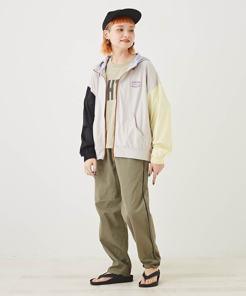 CUBE SUGAR(キューブシュガー)の「綿ツイルイージーパンツ(その他パンツ・レディース・カーキ/ブラウン/ベージュ・M)」の15枚目の写真