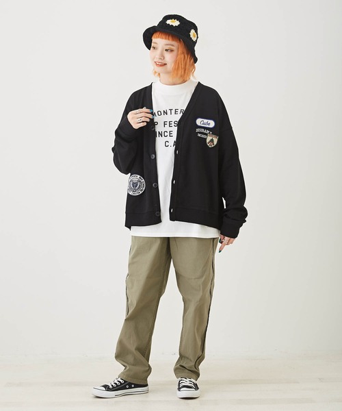CUBE SUGAR(キューブシュガー)の「綿ツイルイージーパンツ(その他パンツ・レディース・カーキ/ブラウン/ベージュ・M)」の17枚目の写真