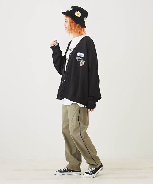 CUBE SUGAR(キューブシュガー)の「綿ツイルイージーパンツ(その他パンツ・レディース・カーキ/ブラウン/ベージュ・M)」の18枚目の写真