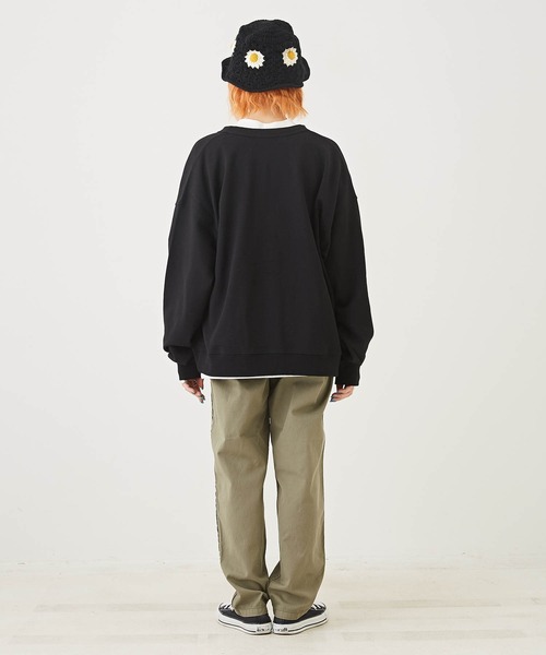 CUBE SUGAR(キューブシュガー)の「綿ツイルイージーパンツ(その他パンツ・レディース・カーキ/ブラウン/ベージュ・M)」の19枚目の写真