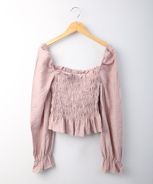 &soiree(アンドソワレ)の「&soiree ワッシャーシャーリングブラウス(シャツ/ブラウス・レディース・ブラック/ラベンダー/ホワイト・M)」の18枚目の写真