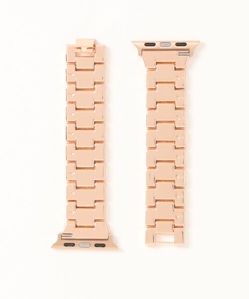 zandy(ズィーアンドワイ)の「zandy /ズィー・アンド・ワイ Apple Watch【カラーフルチェーンバンド】 アップルウォッチバンド チェーンベルト // chain1(デジタル腕時計・レディース・エメラルド/ライトブルー/ブラック×ホワイト・S/M)」の8枚目の写真