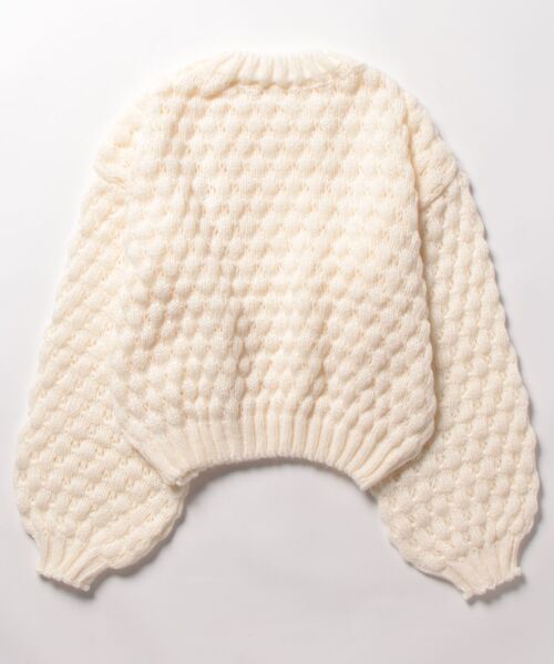 esutoreja(エストレジャ)の「チャンキーカラーニット(ニット/セーター・レディース・アイボリー/ブルー/ブラック・FREE)」の7枚目の写真