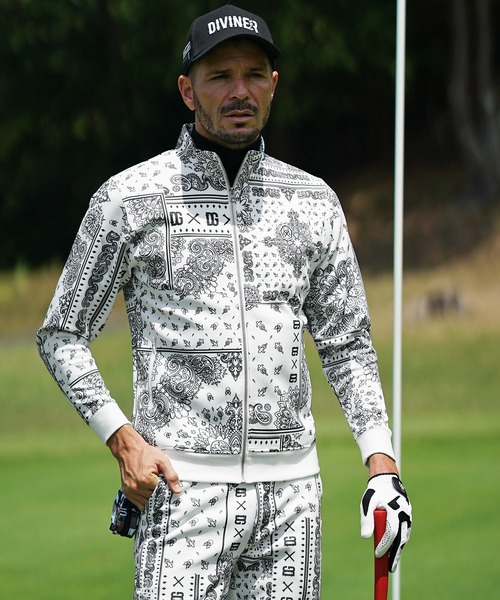 FR2 GOLF ペイズリー　セットアップ　メンズ ゴルフウェア、セットアップ ペイズリーセットアップ DIVINER