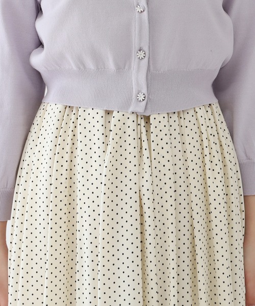 ASTORIA ODIER（アストリアオディール）の「バックレースショートニットカーディガン（カーディガン/ボレロ・レディース・ブラック/ラベンダー/ホワイト/ネイビー/ブラウン・LARGE/MEDIUM/SMALL）」の19枚目の写真