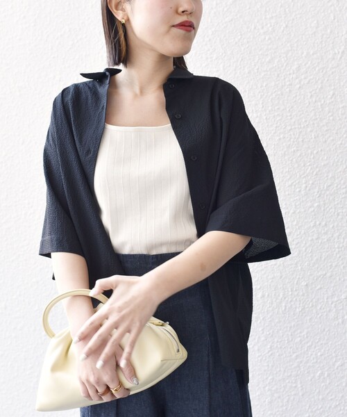 ニックプラスゾーイ レディース シャツ トップス Checked Up Long Crinkle Shirt Available レディースファッション (取寄) ニックゾー レディース