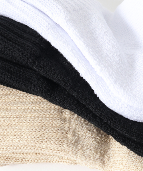 JOURNAL STANDARD relume（ジャーナルスタンダード　レリューム）の「【relume/レリューム】 3P クォーターソックス（ソックス/靴下・メンズ・ブラック/ホワイト/ホワイト×ホワイト/ホワイト系その他・FREE）」の8枚目の写真