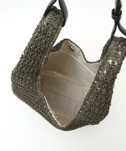 soeur（スール）の「SOEUR/メッシュ２WAYトートBAG（トートバッグ・レディース・カーキ/ベージュ・フリー）」の9枚目の写真