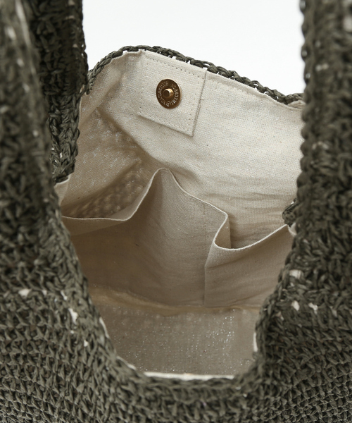 soeur（スール）の「SOEUR/メッシュ２WAYトートBAG（トートバッグ・レディース・カーキ/ベージュ・フリー）」の10枚目の写真