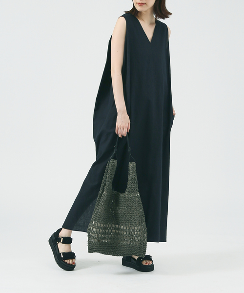 soeur（スール）の「SOEUR/メッシュ２WAYトートBAG（トートバッグ・レディース・カーキ/ベージュ・フリー）」の14枚目の写真